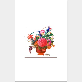 Flower Basket Posters and Art